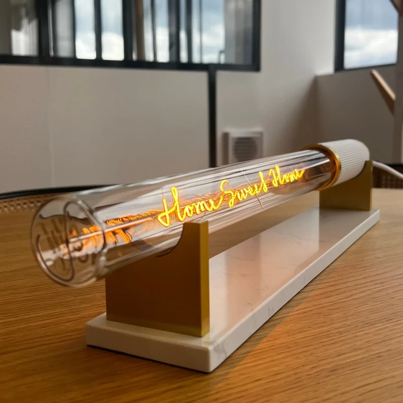 Ampoule décorative LED “Home Sweet Home” – Message In The Tube