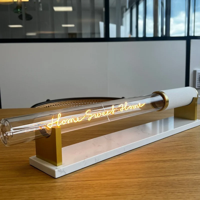 Ampoule décorative LED “Home Sweet Home” – Message In The Tube
