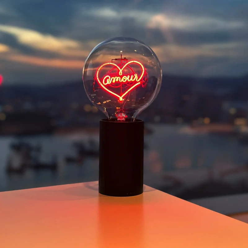 Ampoule décorative LED sans fil "Amour (New)" - Message In The Bulb