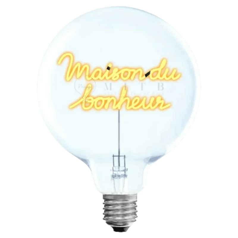 Ampoule décorative LED sans fil "Maison du Bonheur" - Message In The Bulb