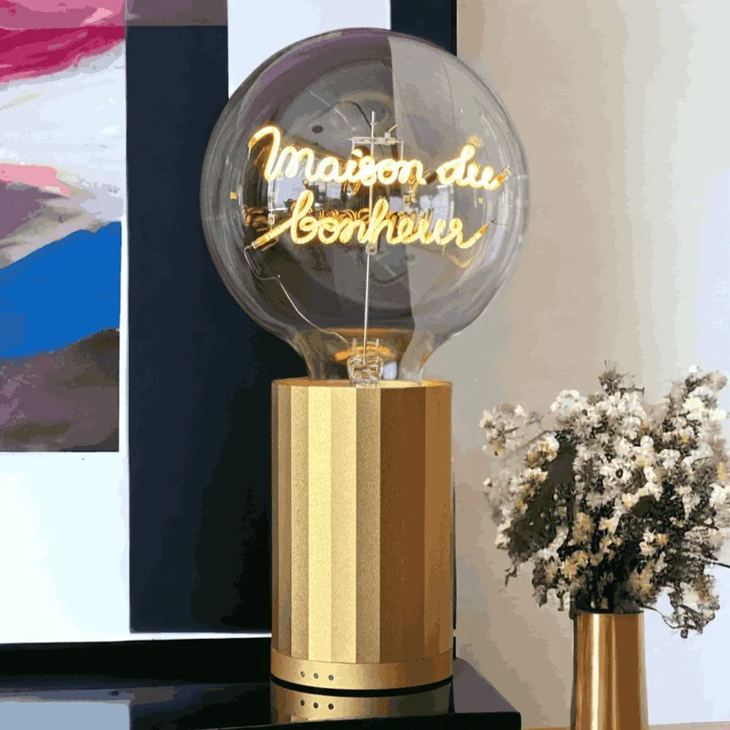 Ampoule décorative LED sans fil "Maison du Bonheur" - Message In The Bulb