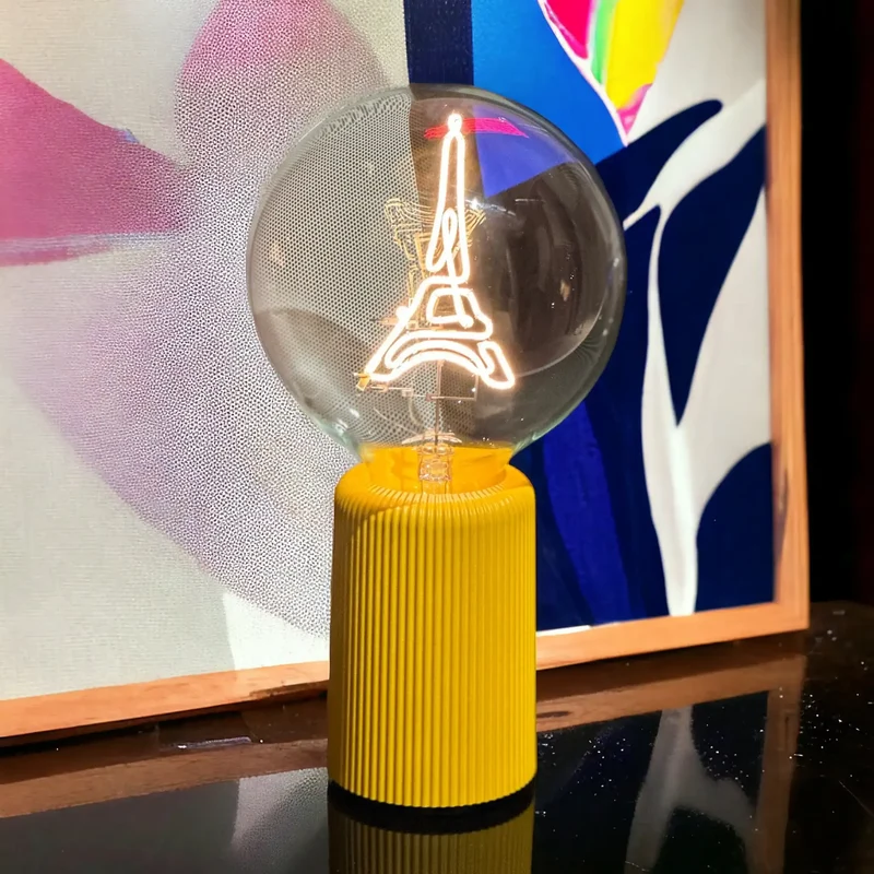 Ampoule décorative LED sans fil "Eiffel Tower" - Message In The Bulb
