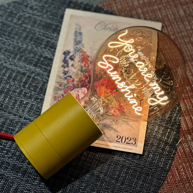 Ampoule décorative LED "You are my Sunshine" - Message In The Bulb
