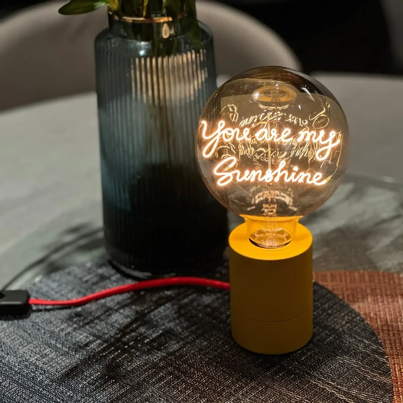Ampoule décorative LED "You are my Sunshine" - Message In The Bulb