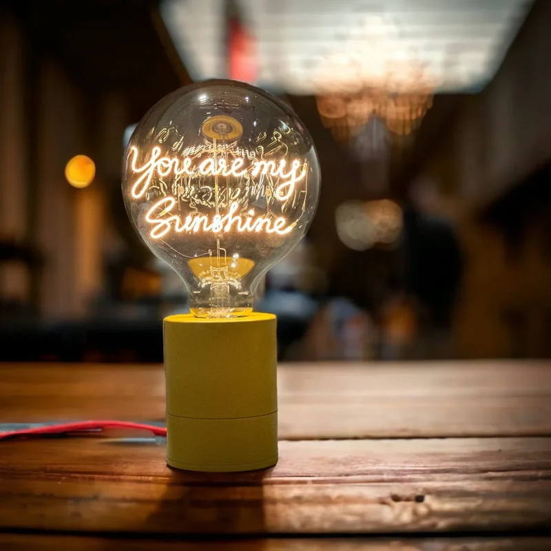 Ampoule décorative LED "You are my Sunshine" - Message In The Bulb