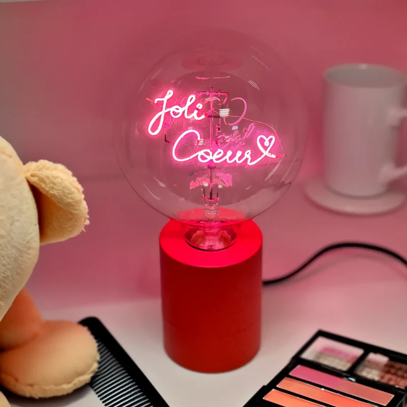 Ampoule décorative LED "Joli Coeur" - Message In The Bulb