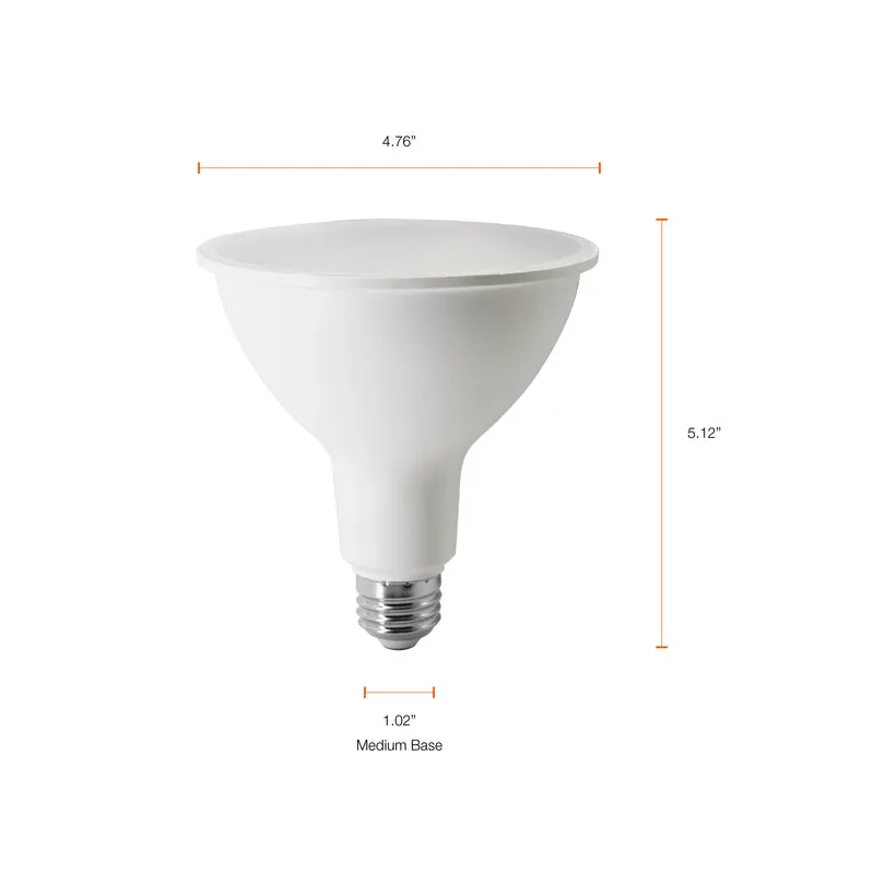 SYLVANIA Full Cycle 20W LED Grow Light Bulb, PAR38, 30 Micromoles/s, 80 CRI, Non-Dimmable, Frosted - 1 PK