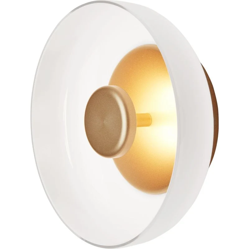 BLOSSI VÆGLAMPE NORDISK GULD/OPAL