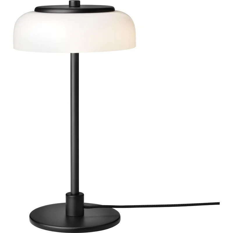 BLOSSI BORDLAMPE SORT/OPAL LED DÆMP SMALL