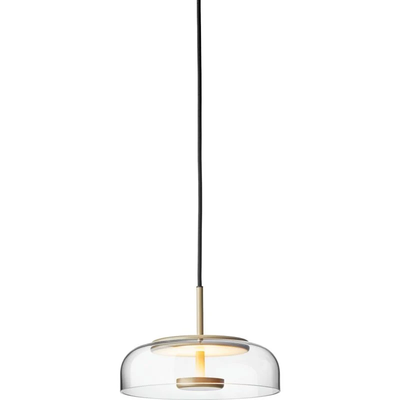 BLOSSI 1 PENDEL NORDIC GULD/KLAR LED