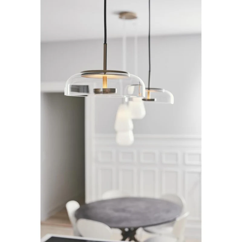 BLOSSI 1 PENDEL NORDIC GULD/KLAR LED