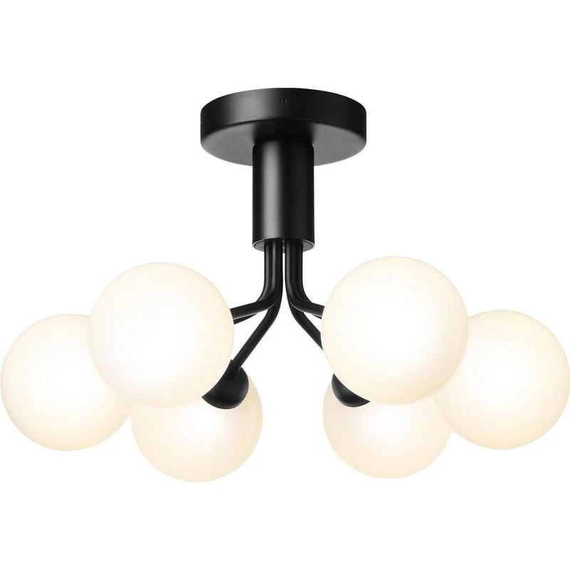 APIALES 6 LOFTSLAMPE SATINSORT/OPAL