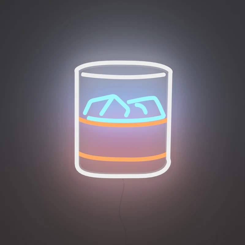 Old Fashioned - signe en néon LED