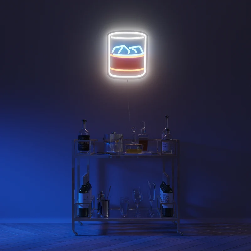 Old Fashioned - signe en néon LED