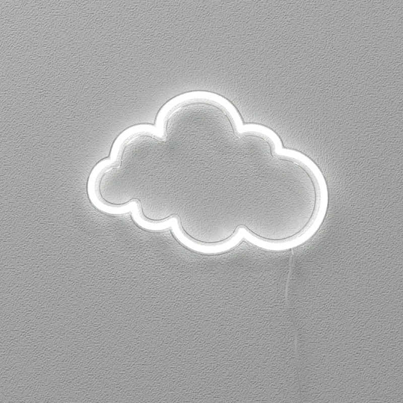 Cloud (blanc chaud) - signe en néon LED