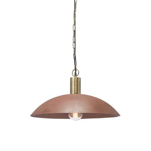 Suspension rustique couleur rouille Cuisine