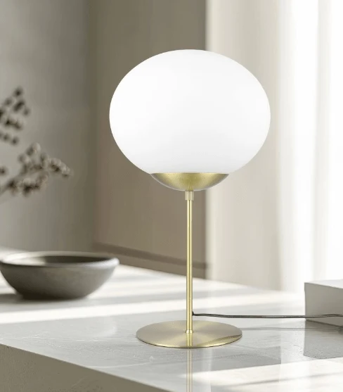 Lampe de chevet dore moderne