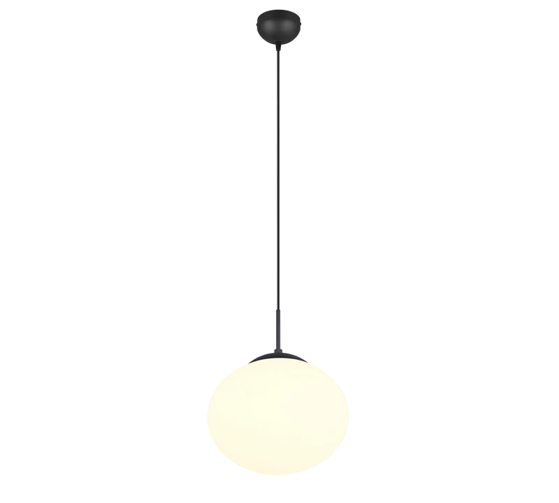 Suspension noir verre pour Chambre