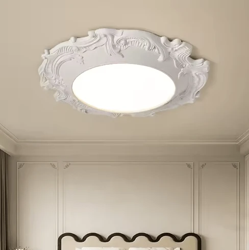 Plafonnier LED blanc vintage