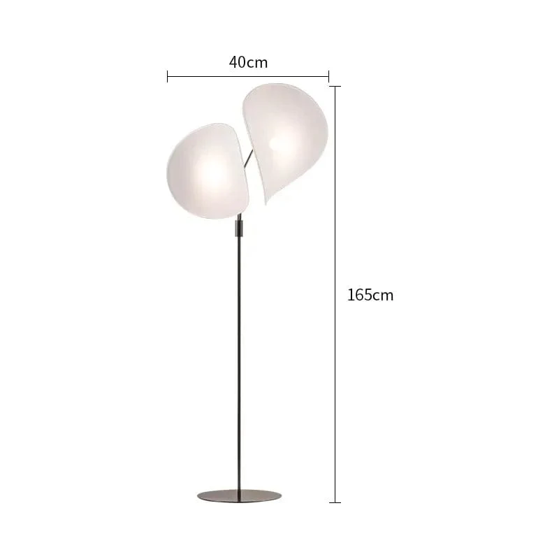 Lampadaire LED Moderne Blanc pour Salon