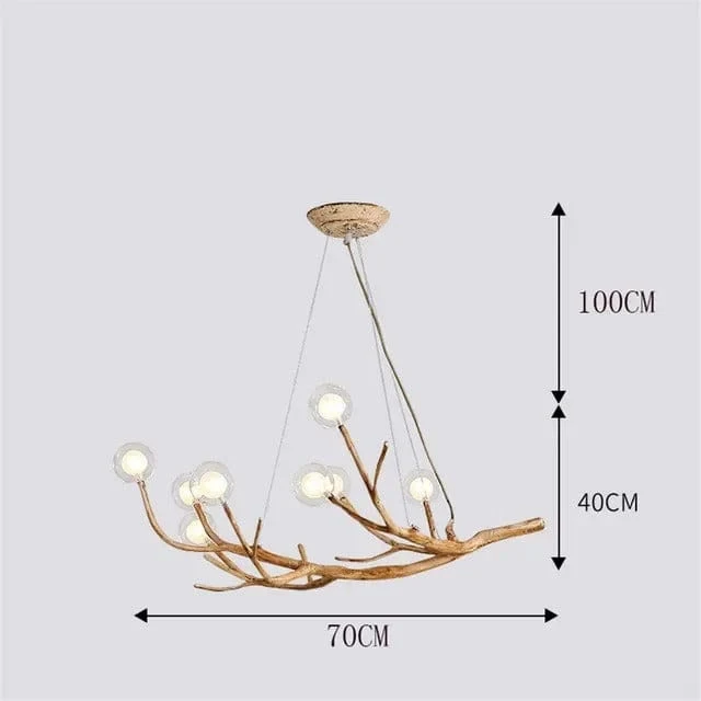 Lampe Industriel Bois