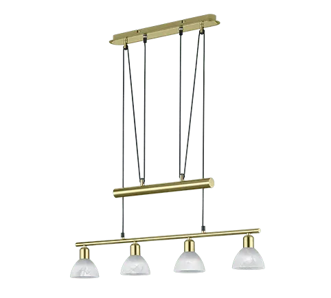 Suspension Verre Laiton