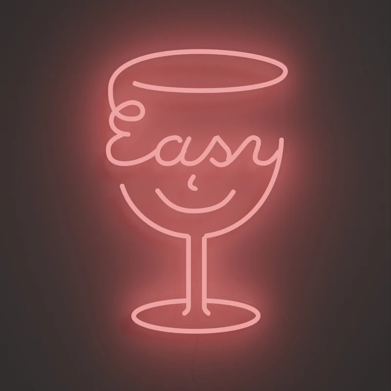 Easy by Ceizer, signe en néon LED