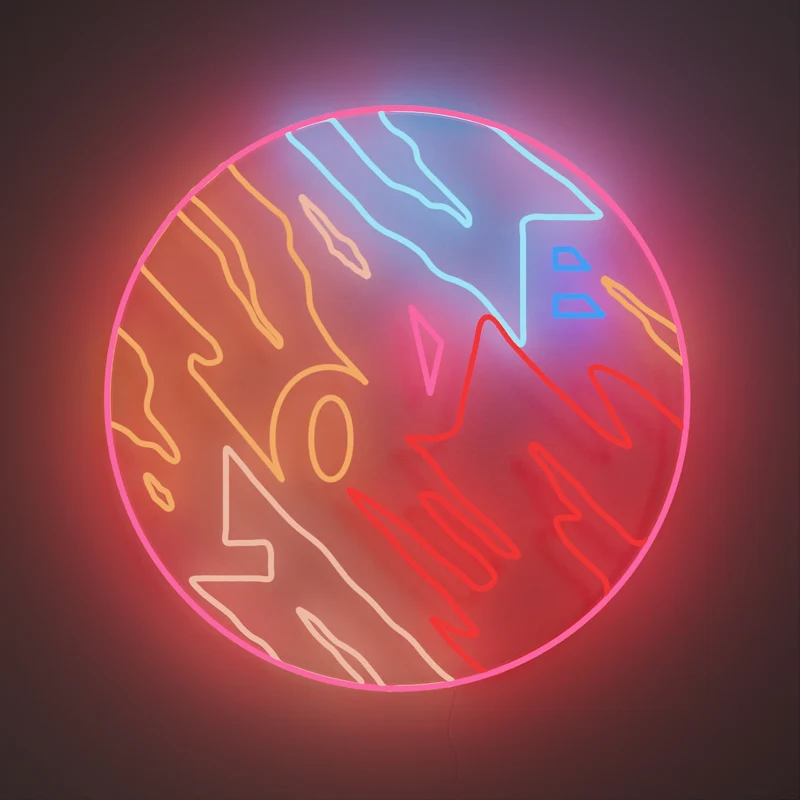 Love by Ceizer, signe en néon LED
