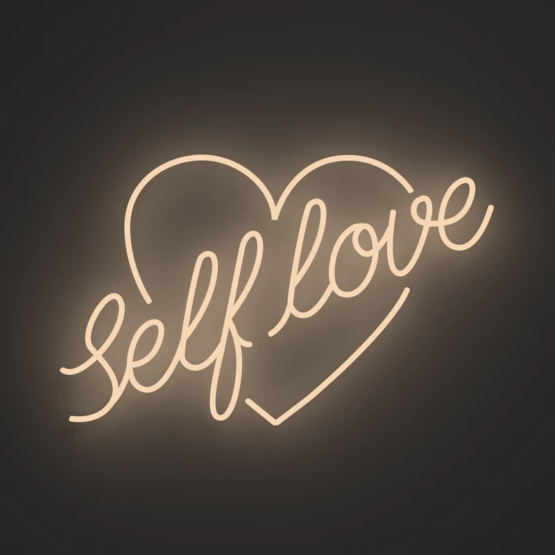 Self-Love by Jean André, signe en néon LED