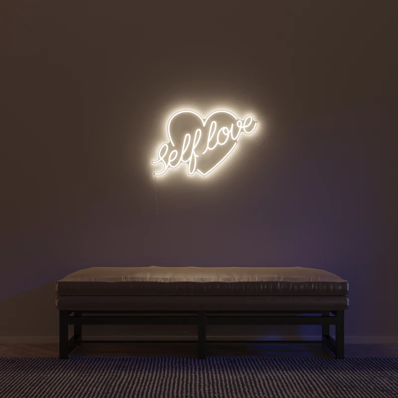 Self-Love by Jean André, signe en néon LED