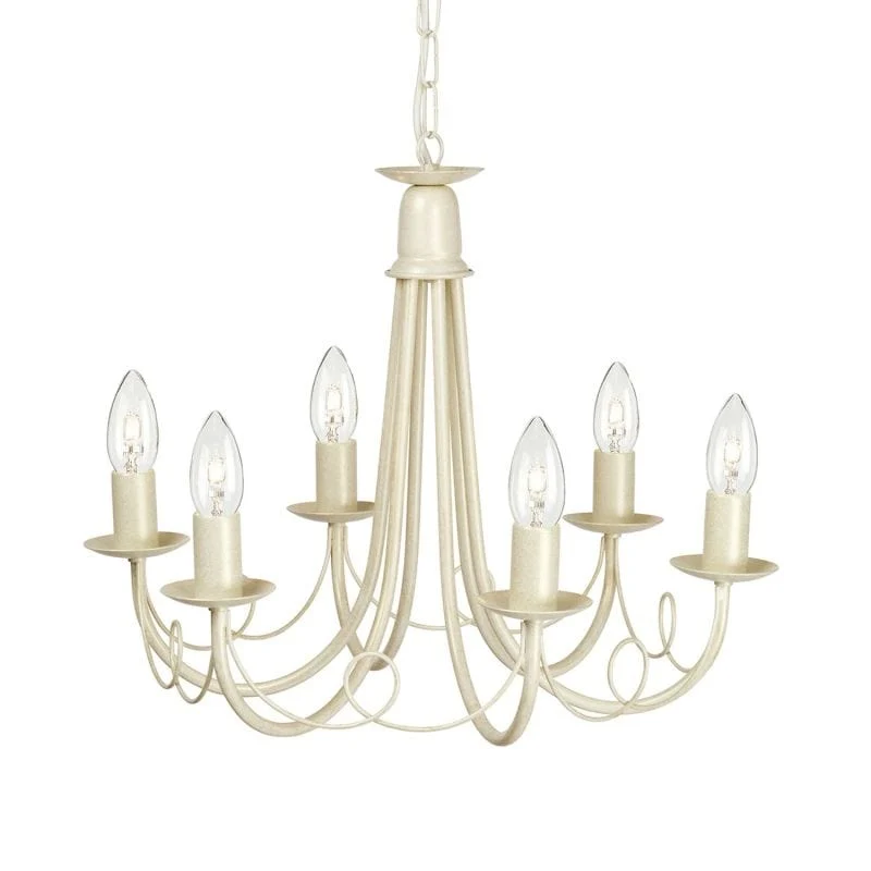 Grand Lustre chandelier Crème