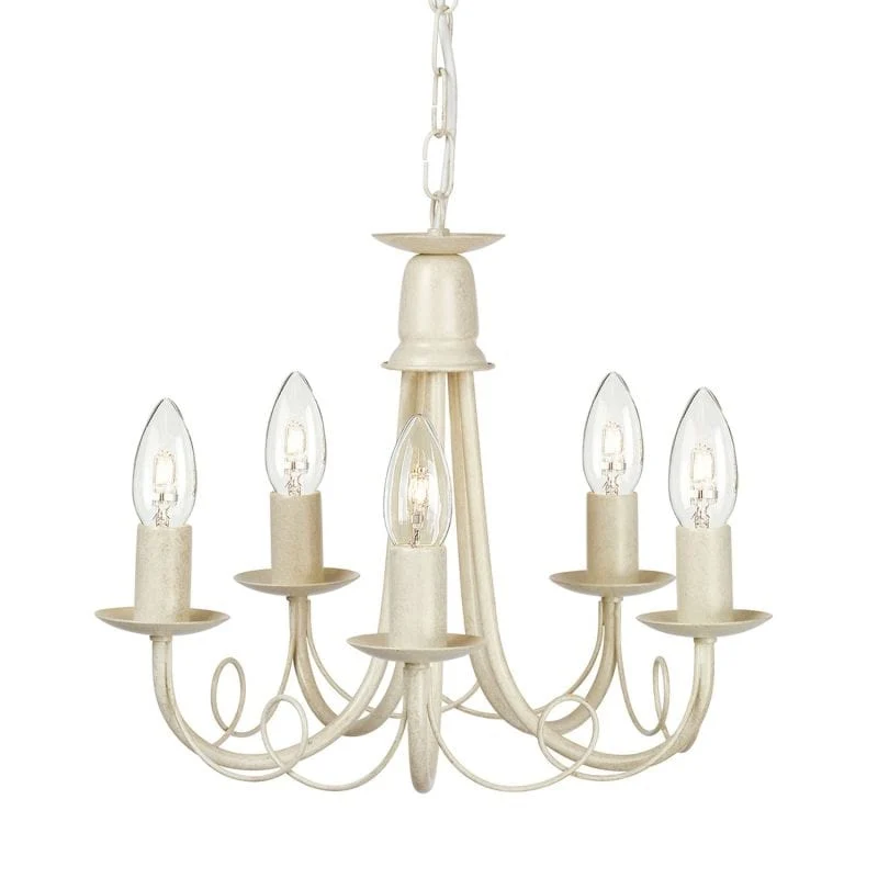 Grand Lustre chandelier Crème