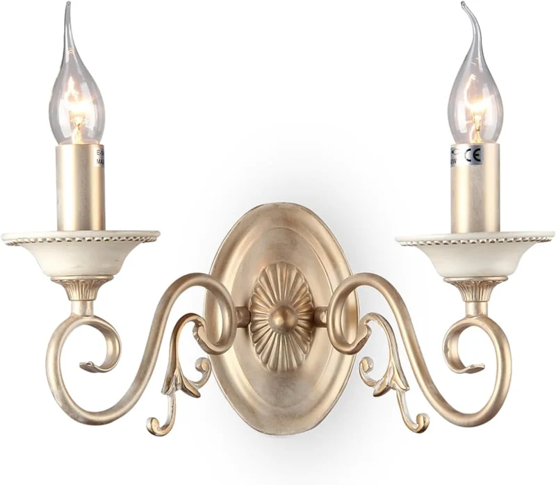 Applique Murale chandelier Vintage Doré
