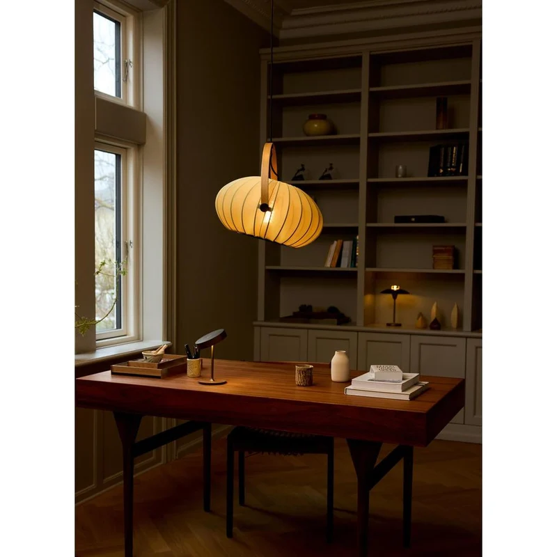 DC Ø40 TEKSTIL PENDEL GRØN - Halo Design