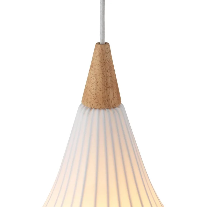 DROPS Ø38 TEKSTIL PENDEL HVID - Halo Design
