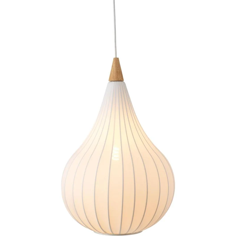 DROPS Ø38 TEKSTIL PENDEL HVID - Halo Design