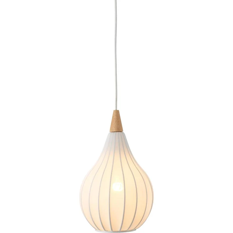 DROPS Ø23 TEKSTIL PENDEL HVID - Halo Design