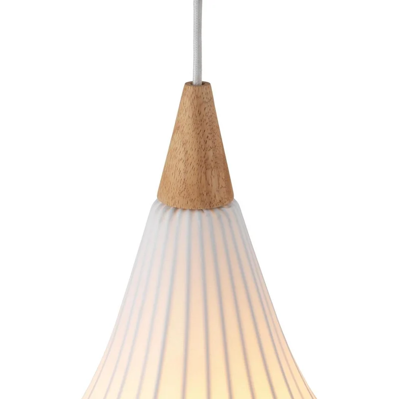 DROPS Ø17 TEKSTIL PENDEL HVID - Halo Design