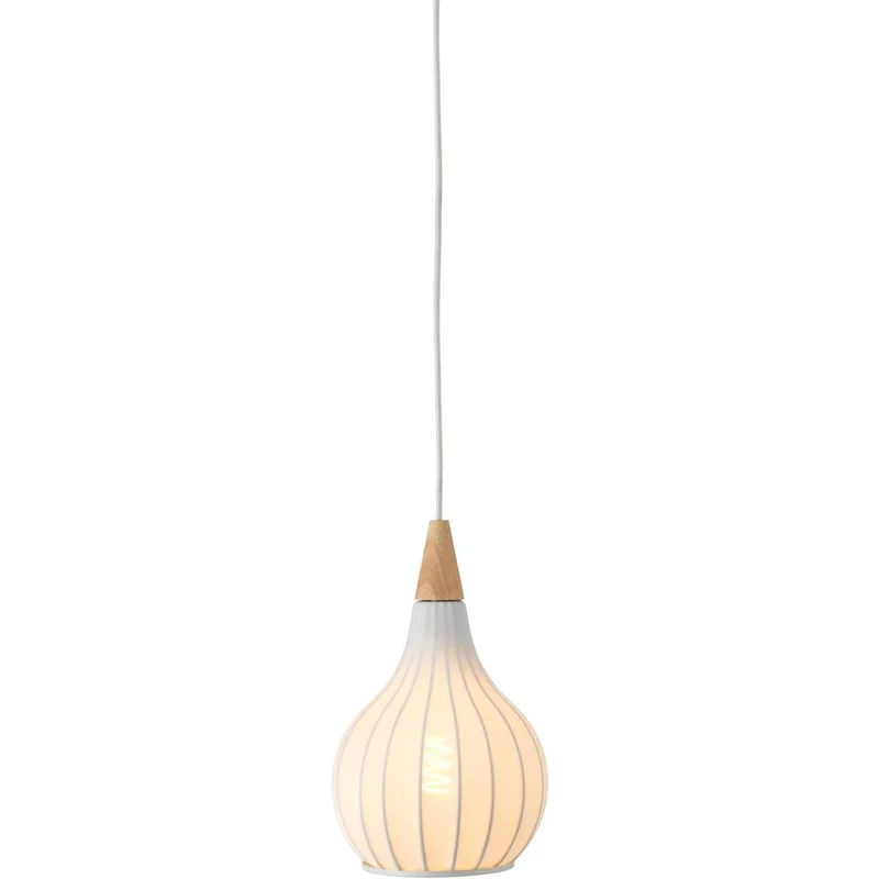 DROPS Ø17 TEKSTIL PENDEL HVID - Halo Design
