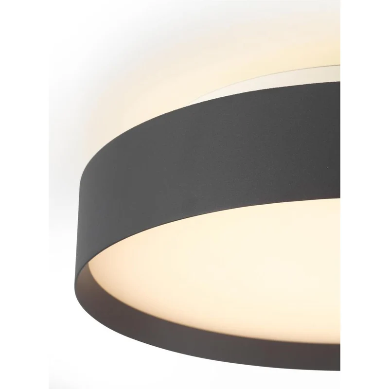 Backlight Full Ø50 Sort Plafond - 3-trins dæmpbar LED