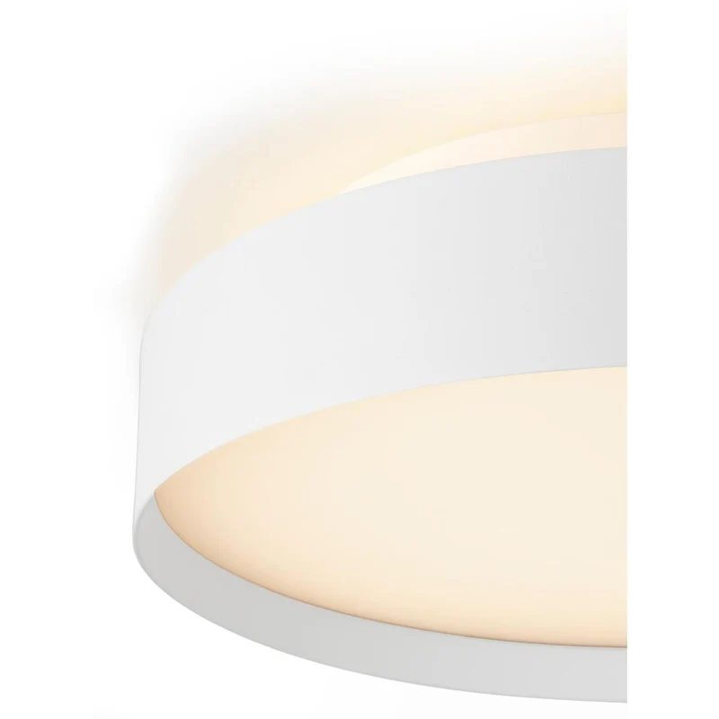 Backlight Full Ø50 Plafond - Hvid, integreret LED og 3-trins dæmp