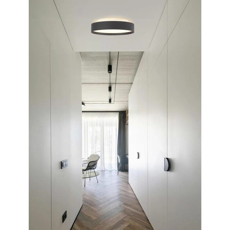 BACKLIGHT FULL Ø30 PLAFOND SORT 3 TRINS LED DÆMP - Halo Design