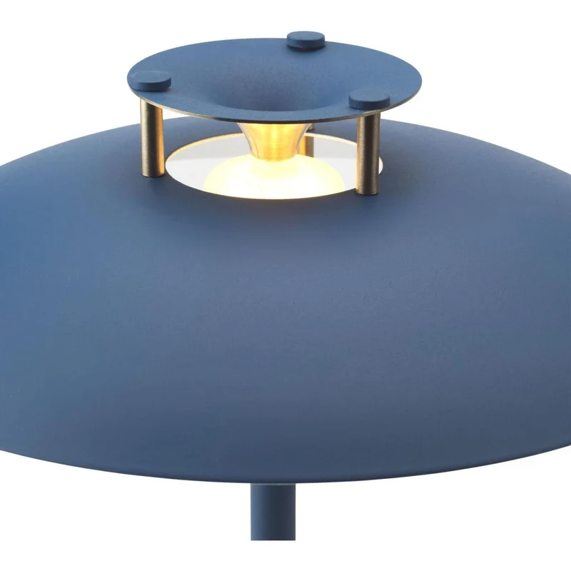 Stepp 1-2-3 Portable - Mørke Blå - Genopladelig bordlampe i stilrent dansk design