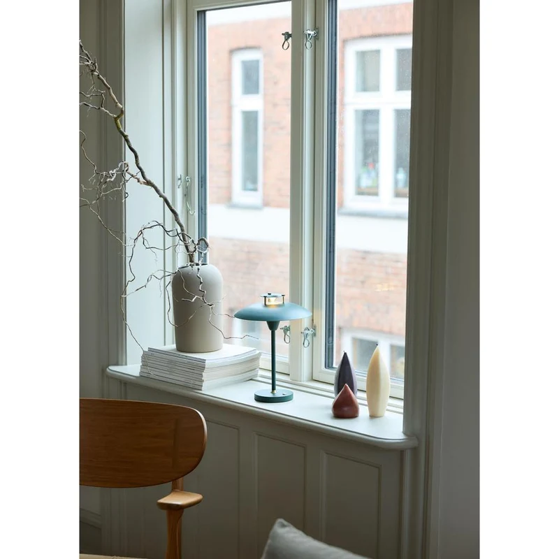 STEPP 1-2-3 Portable - Mørke Grøn - Bærbar LED-bordlampe fra Halo Design