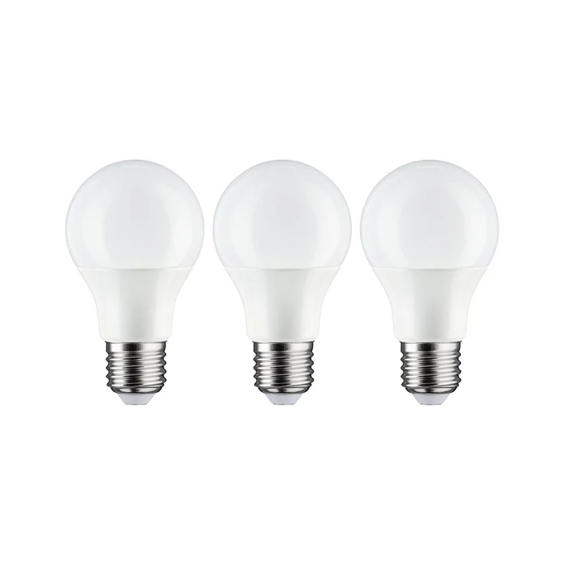 E27 8W LED Birne 3er-Set Opal 2700K