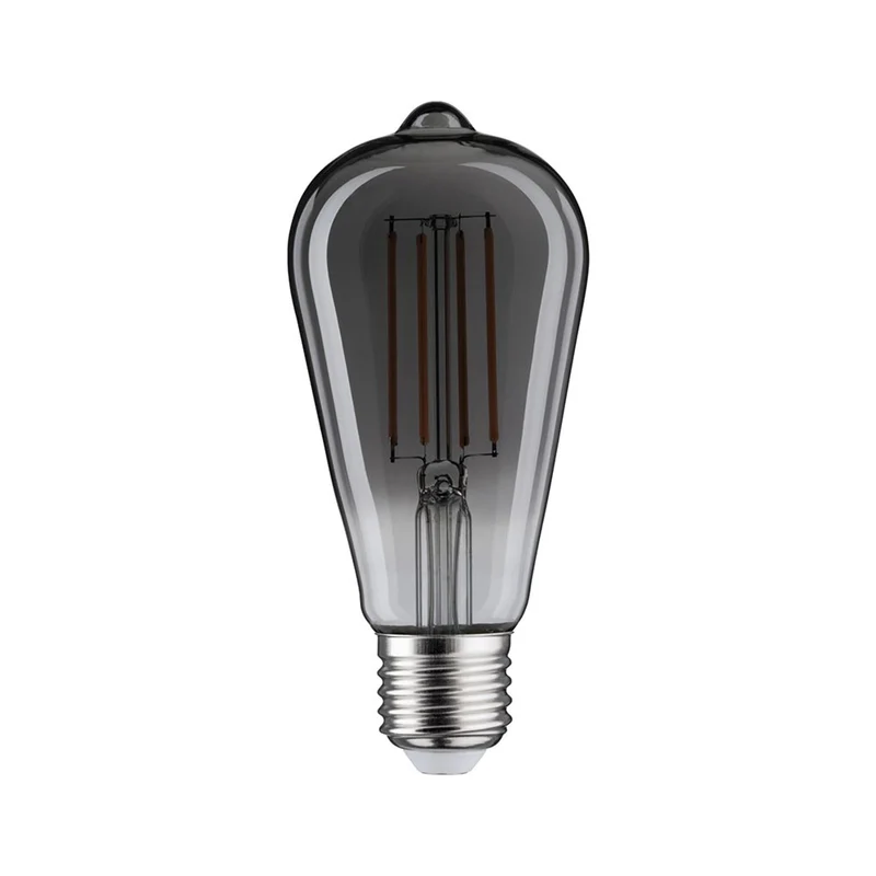 E27 7,5W LED Kolben Rustikal Rauchglas 1800K Dimmbar