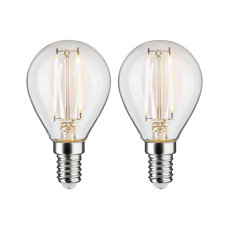 E14 2,7W LED Tropfen 2700K Filament Klar