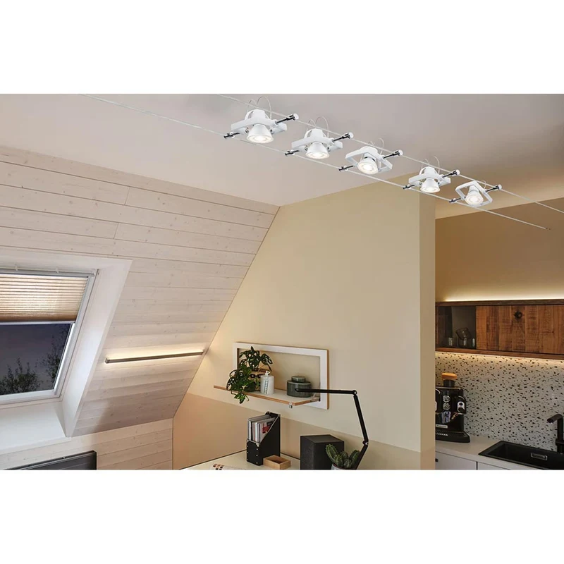 GU5,3 6,5W LED Reflektor 2700K Dimmbar Weiß-Matt