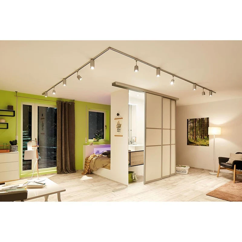 GU10 7W LED Reflektor Dimmbar Chrom-Matt
