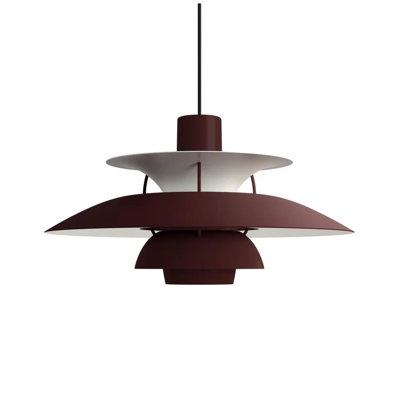PH 5 - Pendel - Monochrome Burgundy - Louis Poulsen